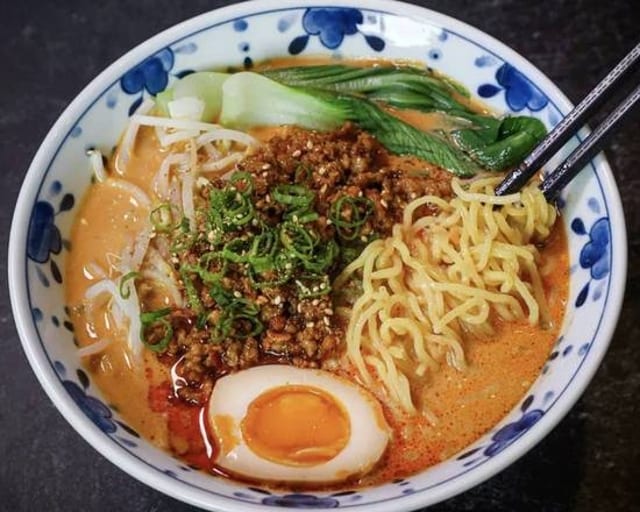 Tantamen (Ground Beef Ramen).