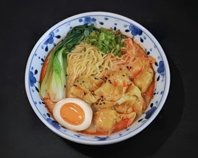 Spicy Shrimp Wonton Ramen.