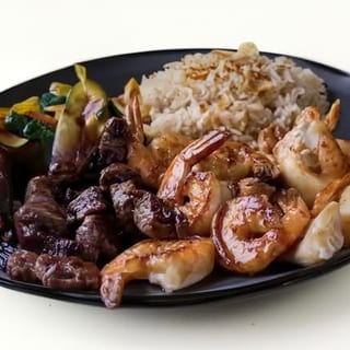 Hibachi Chicken & Steak & Shrimp