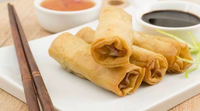 Pork Egg Roll (2 Pc) Oink..oink..yummy.