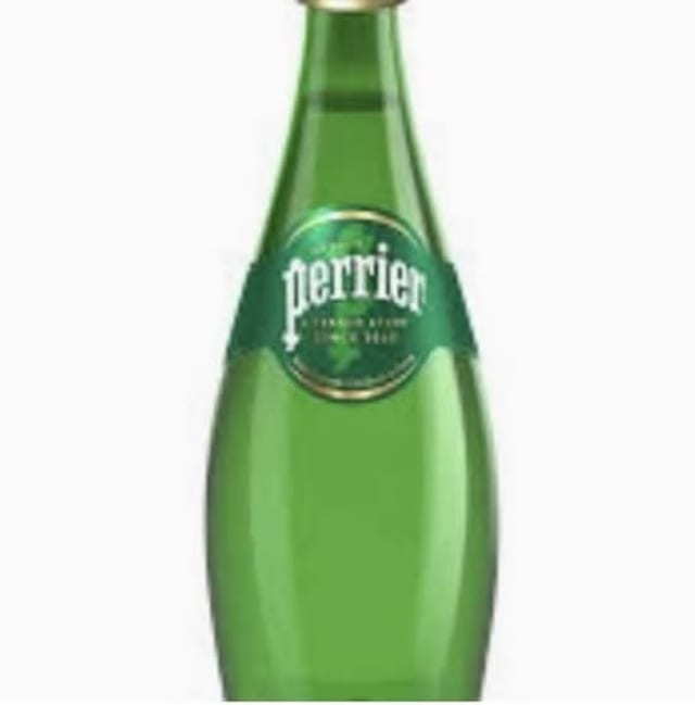 Perrier Sparkling Water.