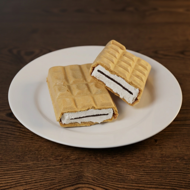Monaka Choco Ice Cream Wafer.