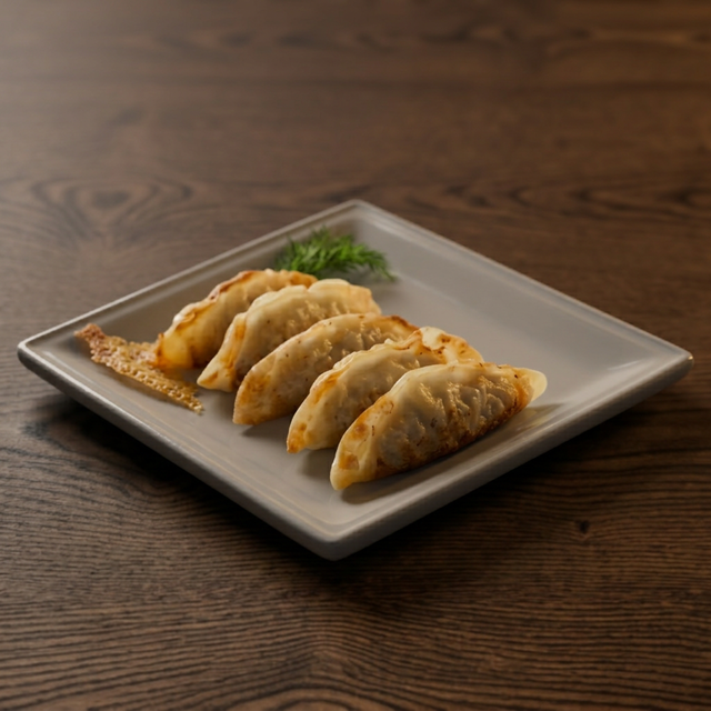 Fried Gyoza.