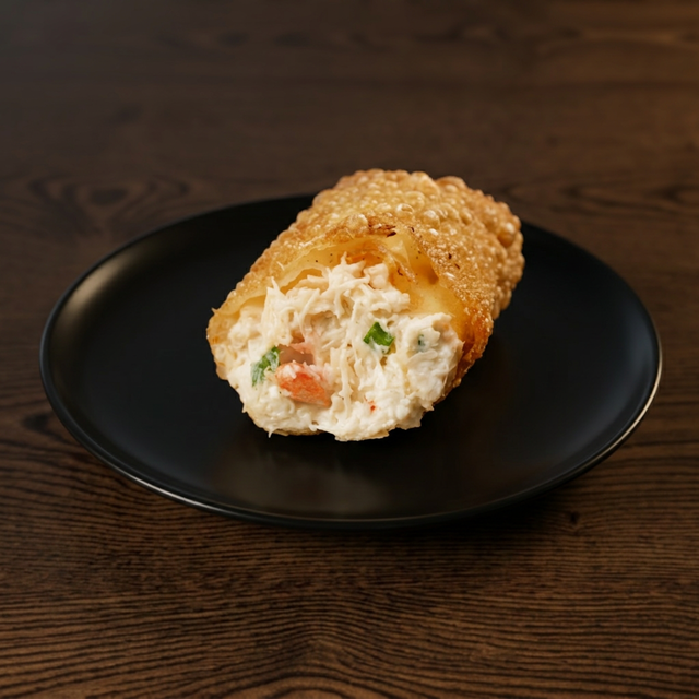 Snow Crab Egg Roll.