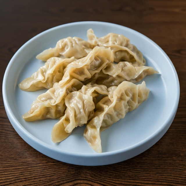 Steamed Gyoza.