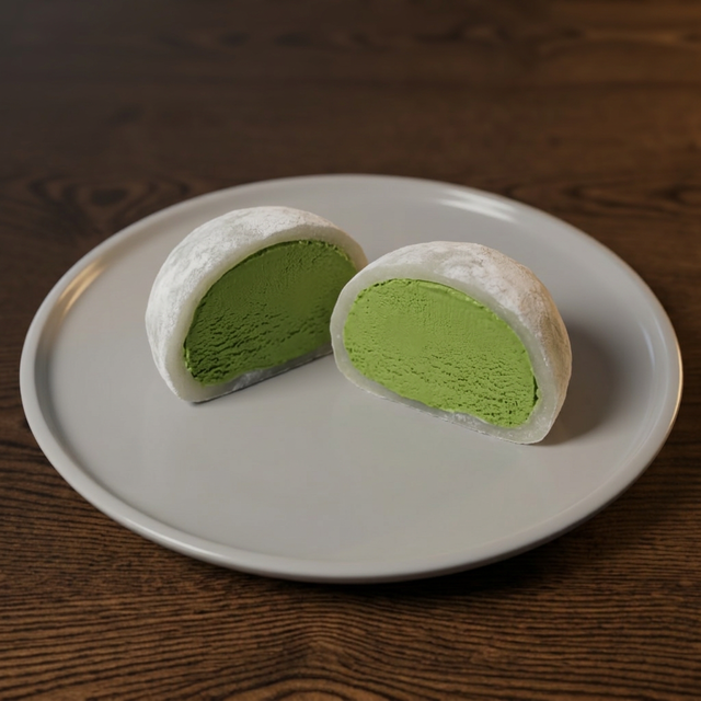 Matcha Mochi Ice Cream.
